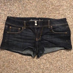 American Eagle size 12 dark jean shorts